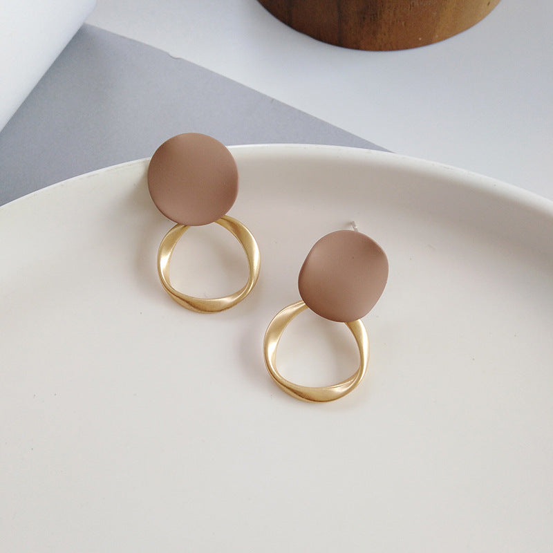 Pendientes Baño de Oro Elegantes de Braun