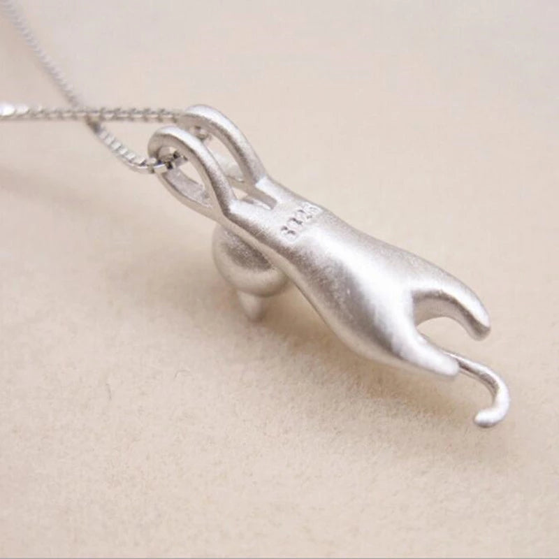 Collar Charmante Kitty de plata esterlina 925