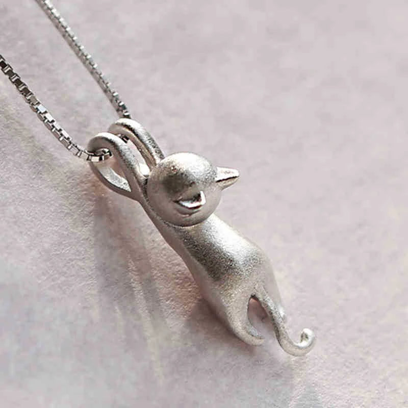 Collar Charmante Kitty de plata esterlina 925