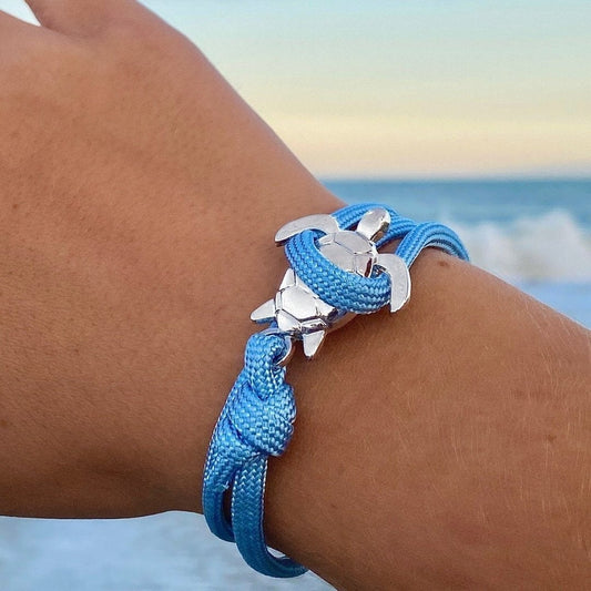 Pulsera de tortuga marina única y hecha a mano