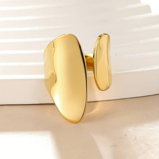 Anillo Abierto de Oro Estiloso para un Toque de Elegancia