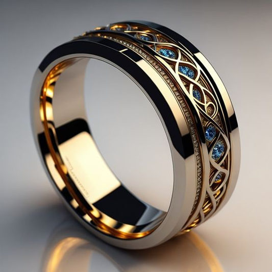 Anillo de Infinidad Vintage Encantador en Oro