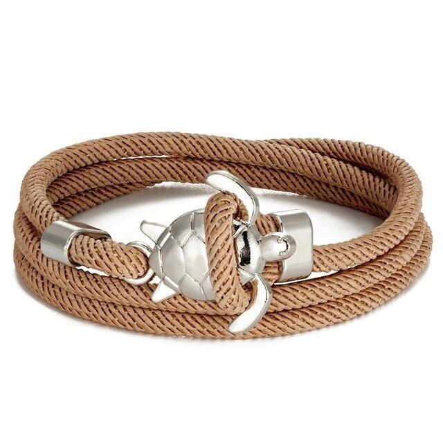 Pulsera de tortuga marina única y hecha a mano
